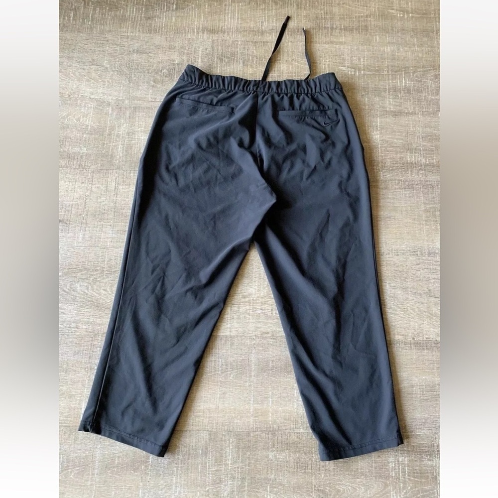 Nike Women's Flex UV Victory Golf Pants Medium Black Cropped 23" Inseam Stretch - Picture 3 of 11